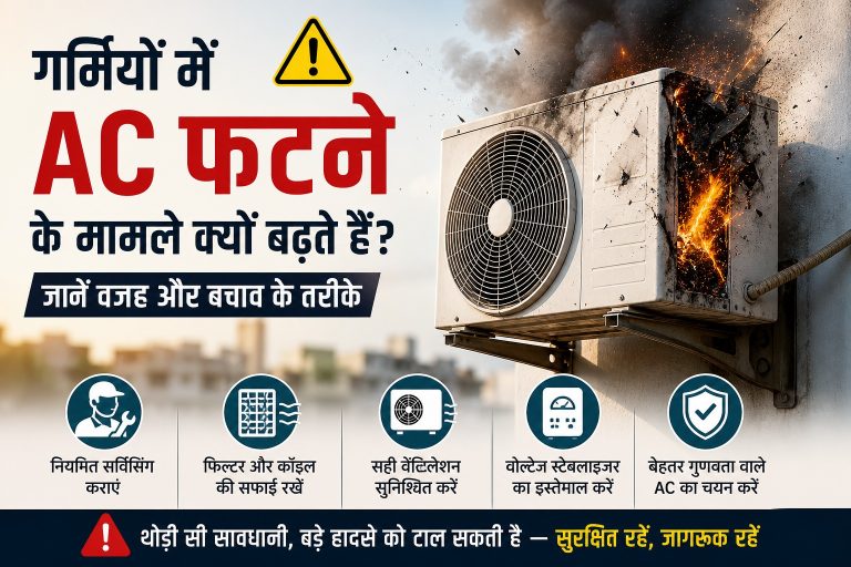 गर्मियों में AC सुरक्षा टिप्स