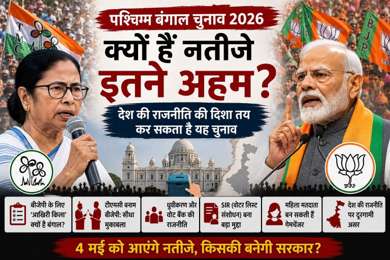 पश्चिम बंगाल चुनाव 2026 मुकाबला