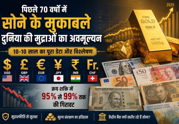 सोने और मुद्राओं का अवमूल्यन