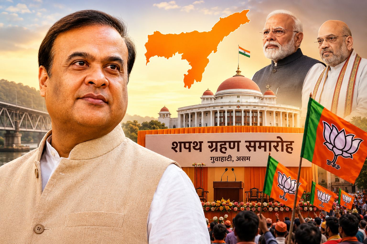 हिमंत बिस्वा सरमा शपथ ग्रहण 2026