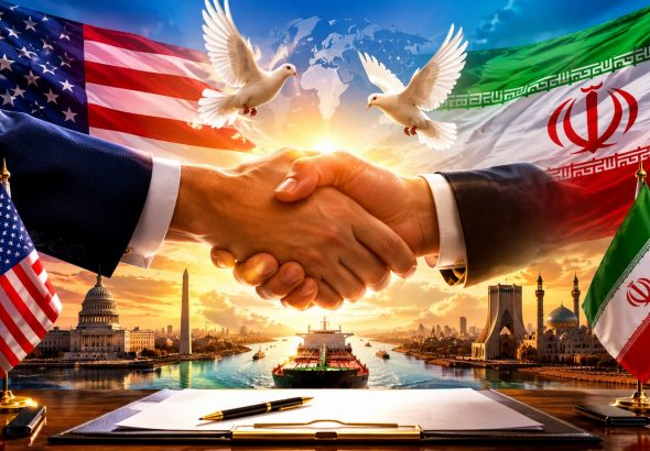 A historic handshake for peace