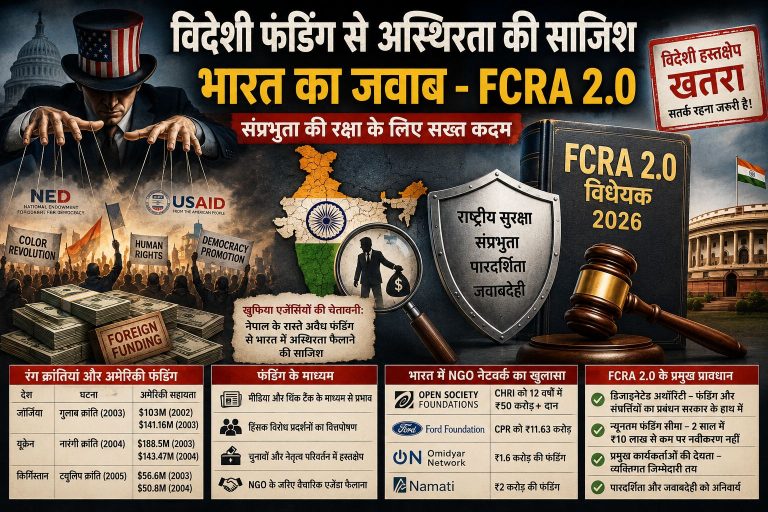 विदेशी फंडिंग और FCRA 2.0